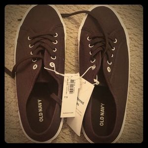 Old Navy Black Canvas Shoes
